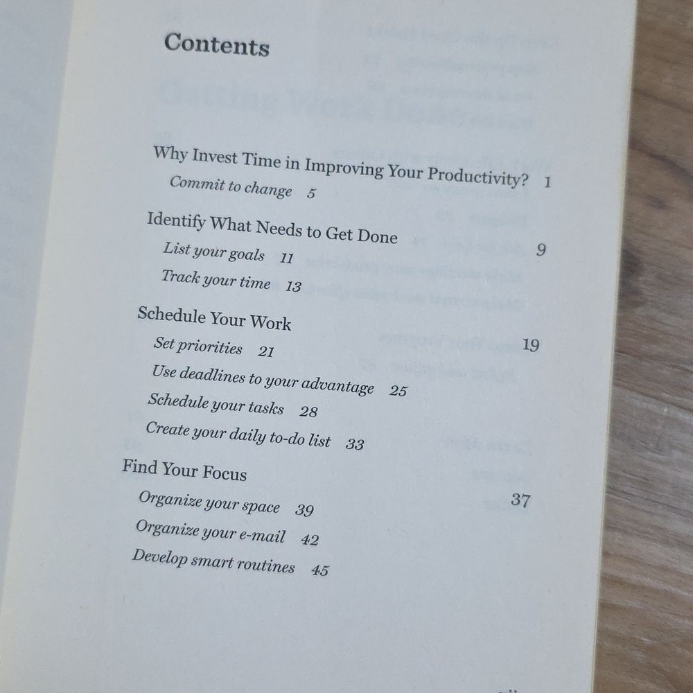 ☔️🔹️Getting Work Done Paperback Book - Picture 7 of 7